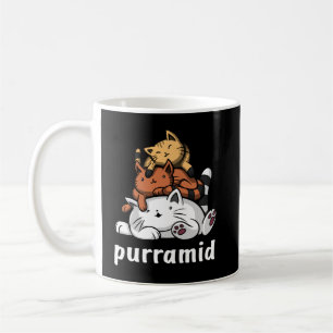 Purramid Cat Pyramids Cute Kitten Coffee Mug