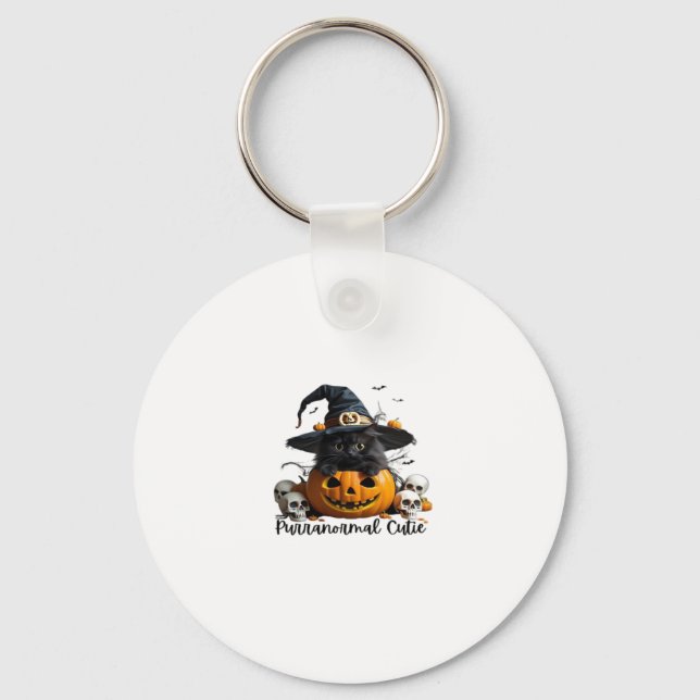 Purranormal Cutie Classic T-Shirt Key Ring (Front)