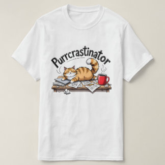 Purrcrastinator Design Tee