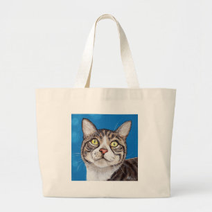 Purrcy Large Tote Bag