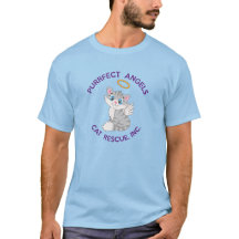Purrfect Angels Cat Rescue unisex shirt logo+text