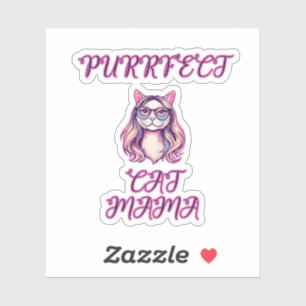Purrfect Cat Mama Feline Mom Pet Parent Design