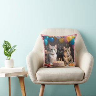 Purrfect Celebration: A Cat's Birthday Party, Cushion