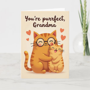 Purrfect Grandma Love Card