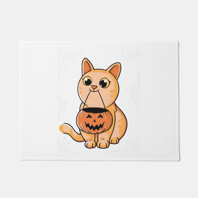 Purrfect Halloween Doormat (Front)