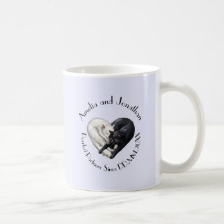 "Purrfect Partners" Anniversary Mug