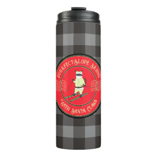 Purrfect-Slope Skiing with Santa Claws  Thermal Tumbler