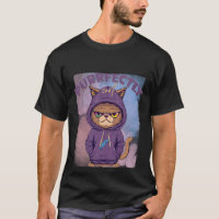 Purrfectly Cool Sassy Cat in Hoodie ✨💜🐈