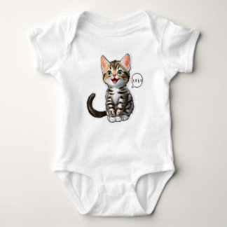 Purrfectly Playful Baby Jersey Bodysuit