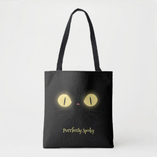 Purrfectly Spooky Cat Lovers Tote Bag