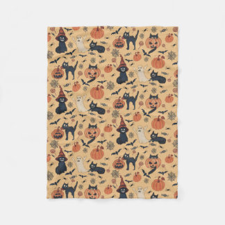 Purrfectly Spooky Fleece Blanket