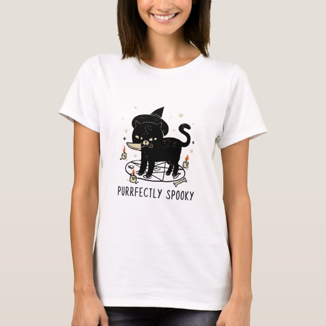 Purrfectly Spooky T-Shirt (Front)
