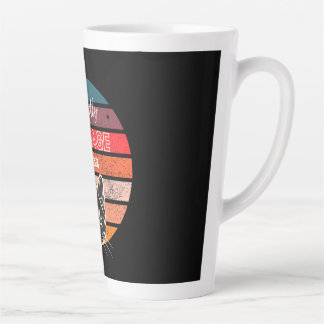 Purrfectly Vintage Cat vibes - funny cat lover Latte Mug