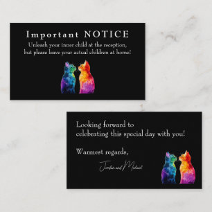 🌈 Purrfectly Yours: A Rainbow Love Enclosure Card