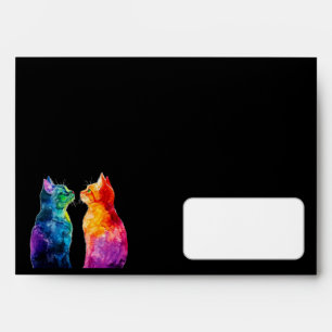 “Purrfectly Yours: A Rainbow Love Story  Envelope