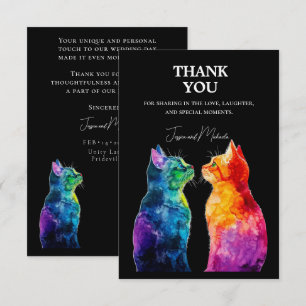 🌈 Purrfectly Yours: Purrfectly Thank You Card
