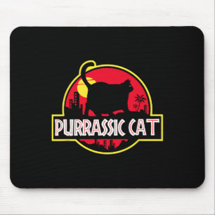 Purric Cat Chonk Oh Lawd For Cat Dad Cat Mum Men W Mouse Pad