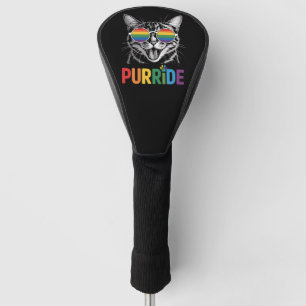 Purride Cat Gay Lesbian Rainbow LGBTQ Ally Pride Golf Head Cover