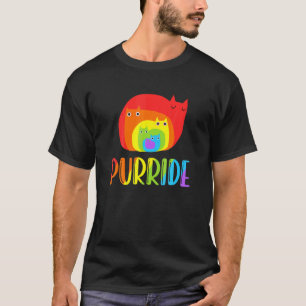 Purride Cat Lgb Pride Month T-Shirt