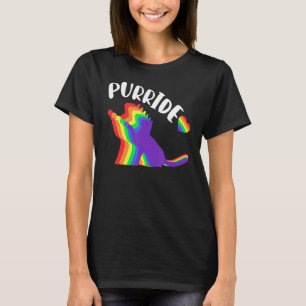 Purride Gay Pride Cat Pride Cat Tee