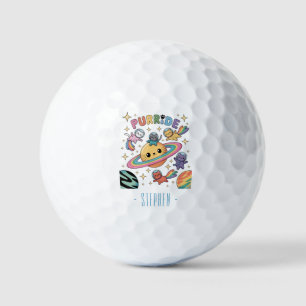 Purride Space Cats – Kawaii Astronaut Cats Golf Balls