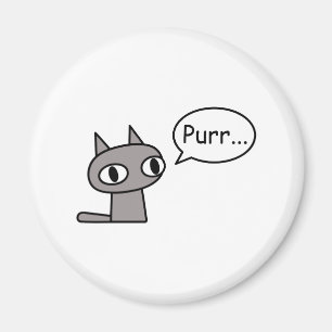 Purring Cat Magnet