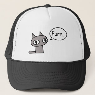 Purring Cat Trucker Hat