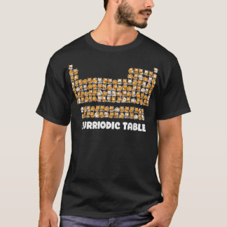 Purriodic Table Cat Chemistry Pun Periodic Table S T-Shirt