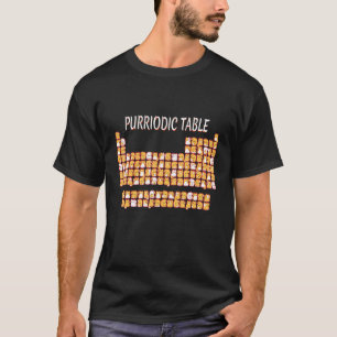 Purriodic Table Cute Cat Periodic Table Pun Men Wo T-Shirt