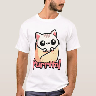 Purrito! Cute Burrito Cat Pun T-Shirt