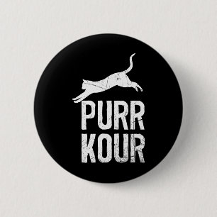 Purrkour Funny Jumping Cats Parkour Gear 6 Cm Round Badge