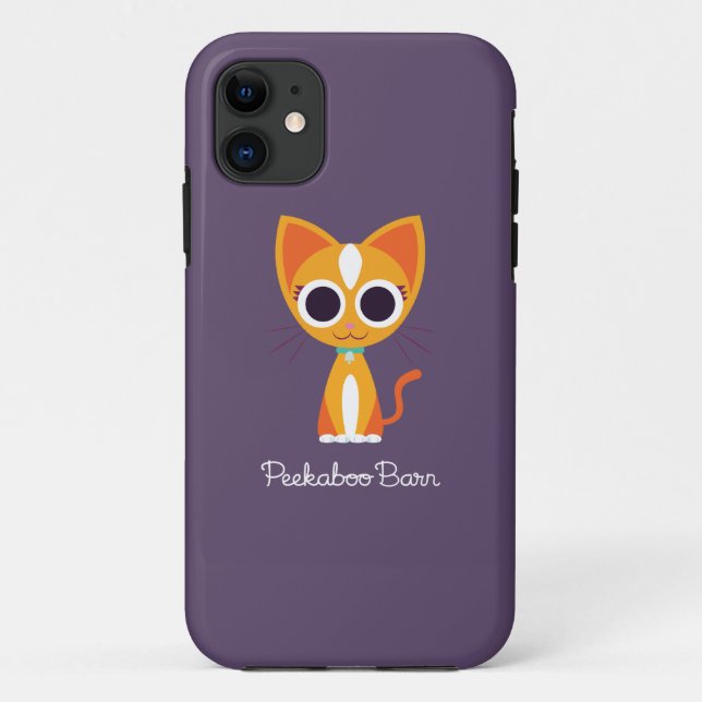 Purrl the Cat Case-Mate iPhone Case (Back)