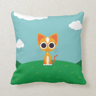 Purrl the Cat Cushion