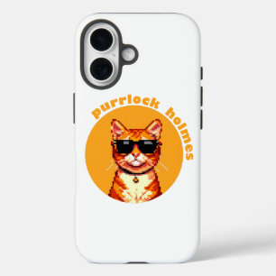 Purrlock Holmes Cat iPhonecase iPhone 16 Case