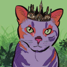 Purrple Prince laptop case