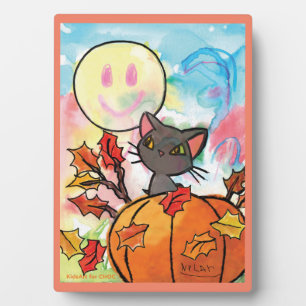 Purrrfect Autumn - Kids Art for CHOC Plaque