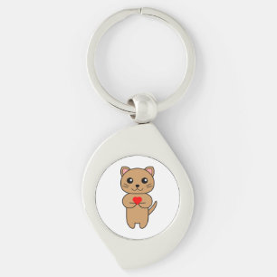 Purrrfect Love Key Ring