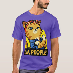 Purrrsist Cat Ew, People Kitty Funny Cat Lover T-Shirt