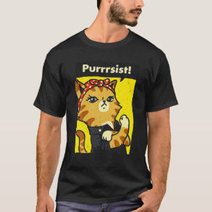 Purrsist Cat USA Women T-Shirt