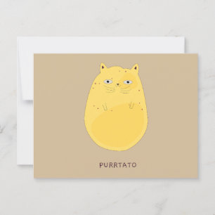 Purrtato Postcard