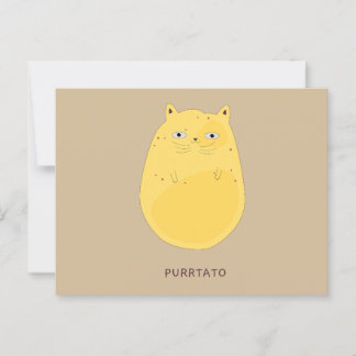 Purrtato Postcard