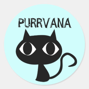 Purrvana Cat Lover stickers