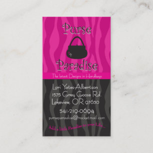 purse Business card