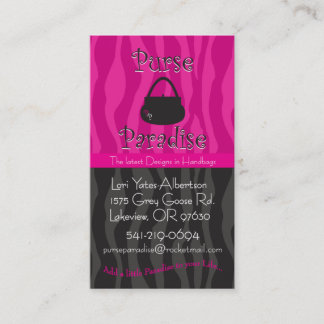 purse Business card