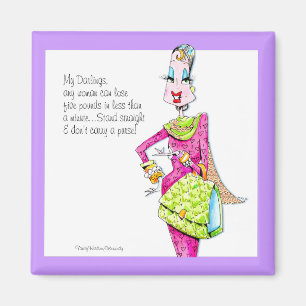 Purse Pounds Magnet