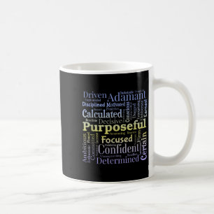 Purseful Word Cloud Art Achiever Motivation Insrat Coffee Mug