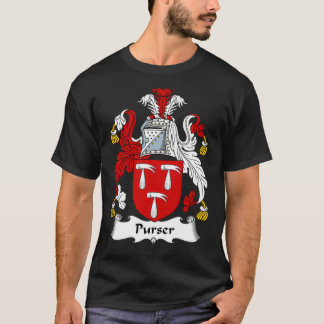 Purser Coat of Arms Family Crest  T-Shirt