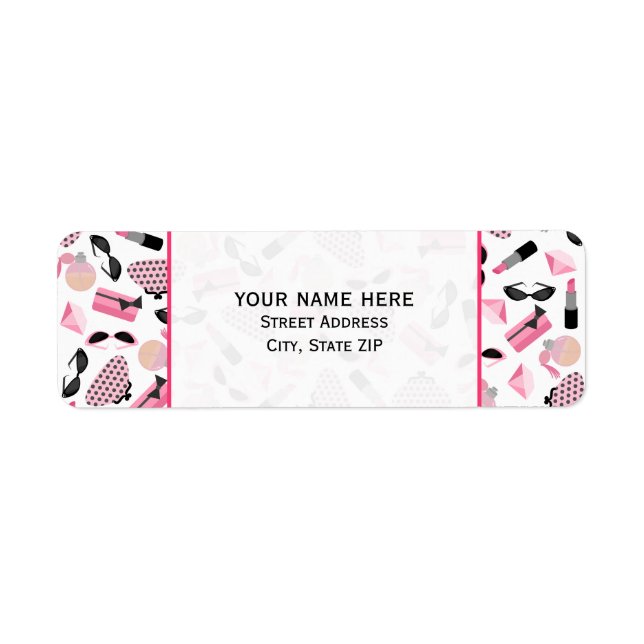 Purses Perfume & Lipstick  Address Label Return Address Label (Front)