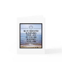 Pursue Your Joy Note Card - Blank Inside