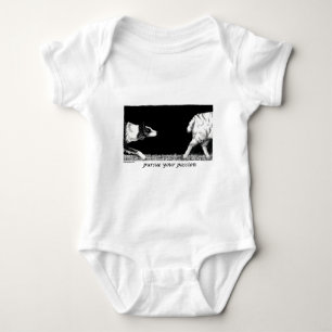 Pursue your passion Border Collie Baby Bodysuit
